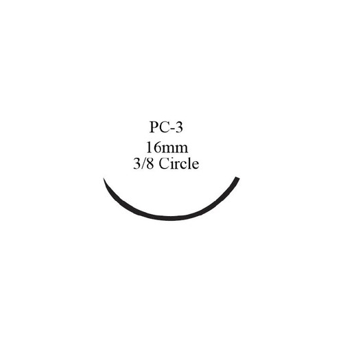 Johnson & - Prolene - 8635G - Systems - Nonabsorbable Suture With Needle Polypropylene Pc - 3 3/8 Circle Precision Conventional Cutting Size 5 - 0 Monofilament