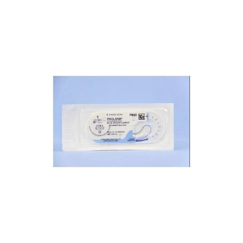 Johnson & - Prolene - Pb20H - Systems - Nonabsorbable Suture With Needle Polypropylene Ctb - 1 1/2 Circle Blunt Point Size Monofilament