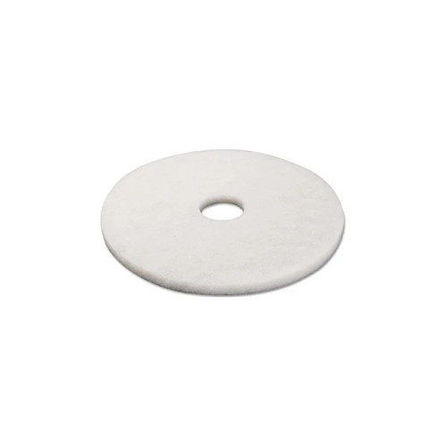 Lagasse - Boardwalk - Bwk4017Whi - Hard Floor Polishing Pad 17 Inch White Polyester