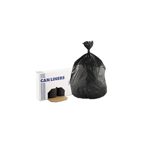 Lagasse - Boardwalk - Bwk519 - Trash Bag 60 Gal Black Ldpe 1.2 Mil 38 X 58 Inch Star Seal Bottom Coreless Roll