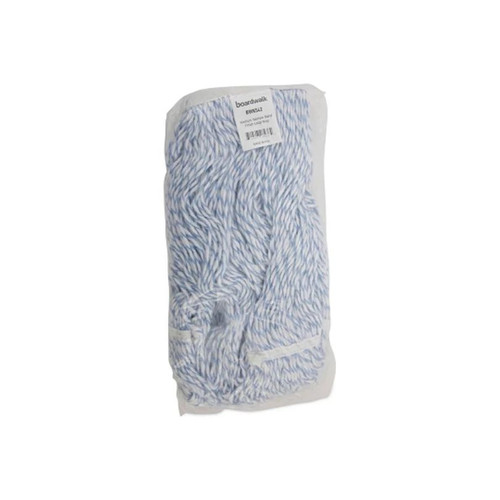 Lagasse - Boardwalk - Bwk542Ct - Wet String Finish Mop Head Looped - End Medium Blue / White Rayon Polyester Reusable