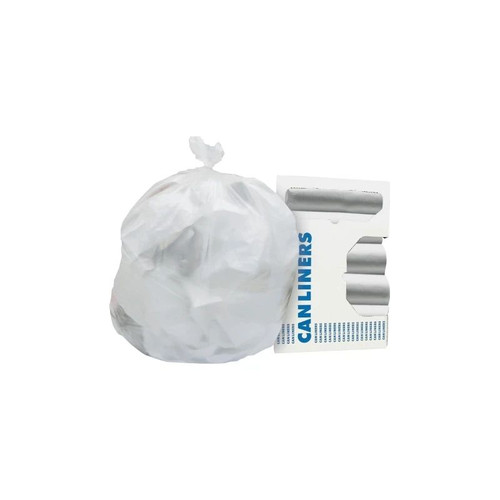 Lagasse - Heritage - Herz6037Lnr01 - Trash Bag 30 Gal Natural Hdpe 8 Mic X 37 Inch Star Seal Bottom Flat Pack