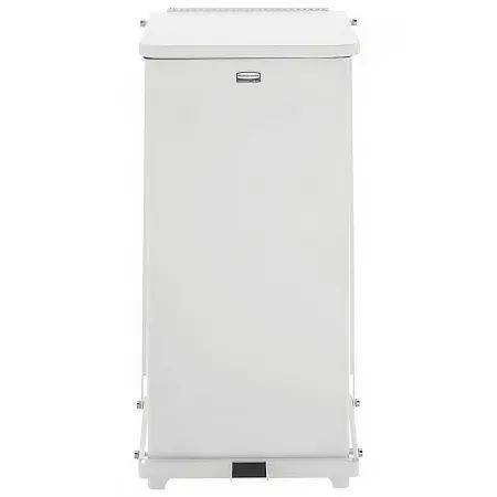 Lagasse - Rubbermaid Defenders - Rcpst24Eplwh - Can Step On W/Liner Enamel Wht24G