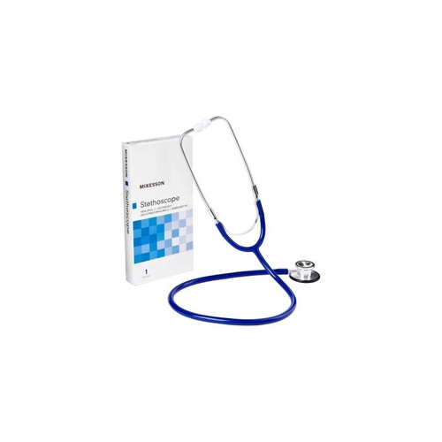 Mckesson - 01-670Rbgm - Classic Stethoscope Royal Blue 1 - Tube 22 Inch Double Sided Chestpiece