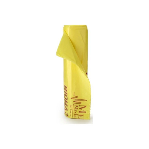 Mckesson - 03-5145 - Biohazard Laundry Bag 40 To 45 Gal Yellow X 46 Inch