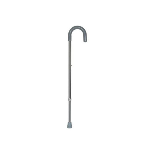 Mckesson - 146-10302-6 - Round Handle Cane Aluminum 29 - 3/4 To 38 - Inch Height Chrome
