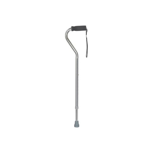 Mckesson - 146-10303-6 - Offset Cane Aluminum 30 To 39 Inch Height Silver