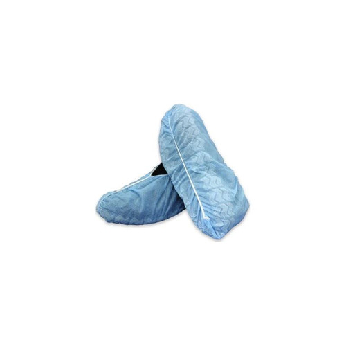 Mckesson - 16-3557 - Shoe Cover X - Large High Nonskid Sole Blue Nonsterile