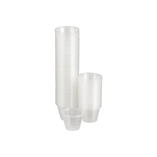 Mckesson - 16-9505 - Graduated Medicine Cup 1 Oz Clear Plastic Disposable