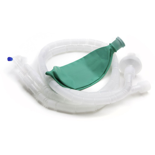 Mckesson - 16-D96P - Anesthesia Breathing Circuit Expandable Tube 96 Inch Dual Limb Pediatric 1 Liter Bag Single Patient Use