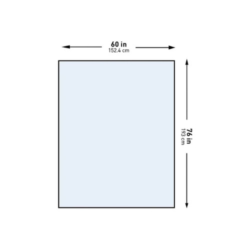 Mckesson - 16-I80-12408-S - General Purpose Drape Large Reverse Fold Sheet 60 W X 76 L Inch Sterile