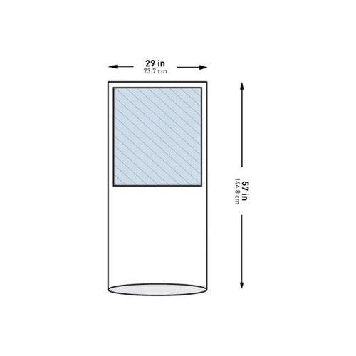 Mckesson - 16-I80-13106-S - Mayo Stand Cover 29.5 X 57 Inch