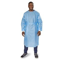 Mckesson - 16-Nfkhltsb6-Xl - Gown, Iso Sms Nr Blu Xlg
