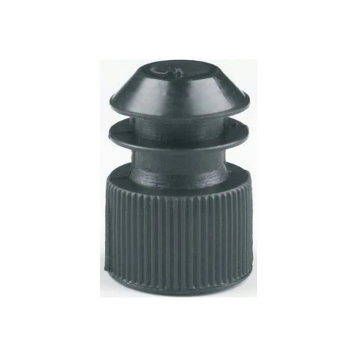 Mckesson - 177-118240K - Tube Closure Polyethylene Flanged Plug Cap Black 13 Mm For Use With Blood Drawing Tubes, Glass Test Plastic Culture Tubes Nonsterile