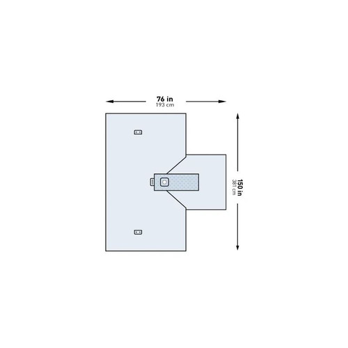 Mckesson - 183-I80-09108G-S - Orthopedic Drape Hand 76 W X 150 L Inch Sterile