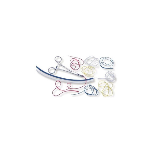 Mckesson - 19-11014 - Vessel Loop Maxi White Silicone Radiopaque Sterile 0.04 X 16 Inch