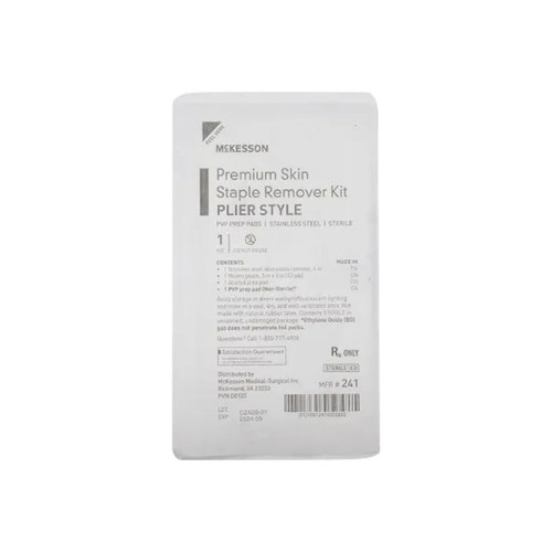 Mckesson - 241 - Staple Remover Tray, Skin W/Prep