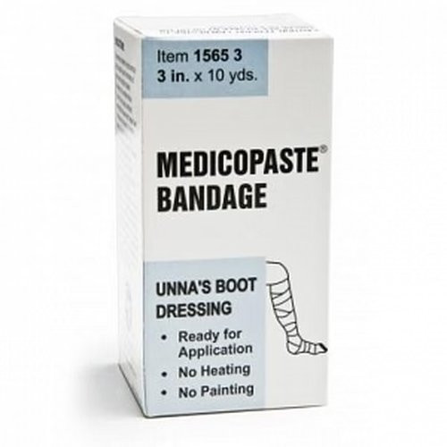 Graham Field - Medicopaste - 1565C-4 - Health Products Unna Boot Inch X 10 Yard Gauze Zinc Oxide