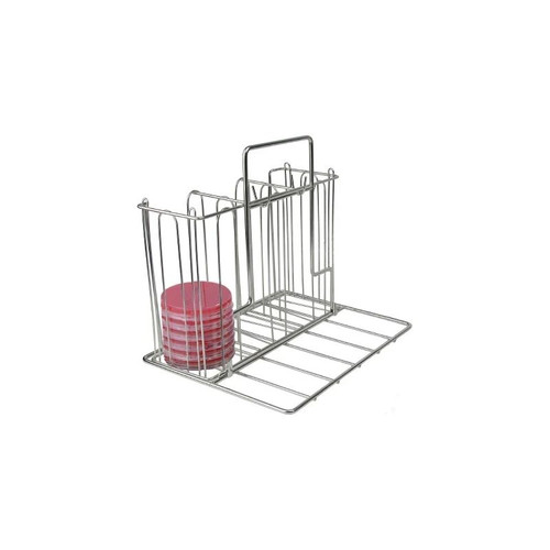 Mckesson - 3116 - Caddy Rack Petri Dish 13 X 9.5 11.25 Inch Stainless Steel