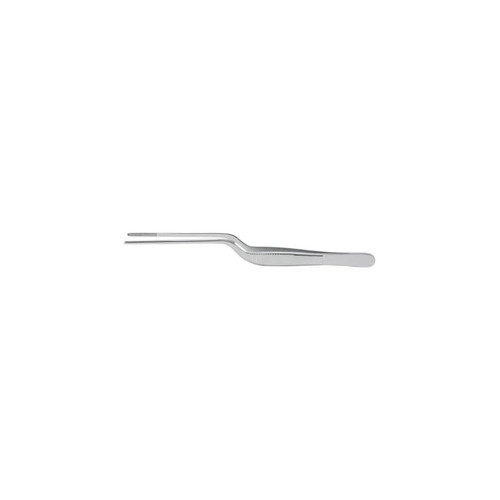 Mckesson - 43-1-182 - Argent Ear Forceps Lucae 5 - 1/2 Inch Length Surgical Grade Stainless Steel Nonsterile Thumb Handle Serrated Bayonet Shaped