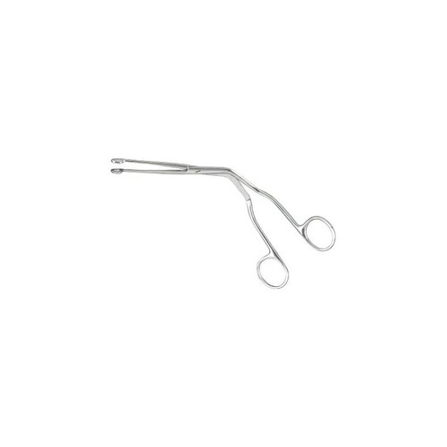 Mckesson - 43-2-289 - Catheter Forceps Magill 9 Inch Length Office Grade Stainless Steel Nonsterile Nonlocking Finger Ring Handle Straight Extra Narrow 0.9 Mm Alligator Jaws