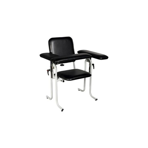 Mckesson - 4382F-Blk - Blood Drawing Chair Black