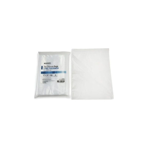 Mckesson - 4584 - Reclosable Bag 12 X 15 Inch Polyethylene Clear Zipper Closure