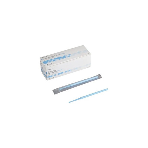 Mckesson - 520 - Ear Curette Handle With Grooves 4 Mm Tip Curved