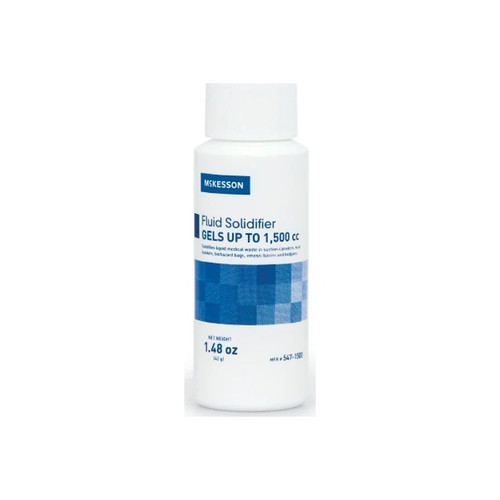 Mckesson - 547-1500 - Fluid Solidifier 1 500 Cc Screw Top Bottle 1.69 Oz.