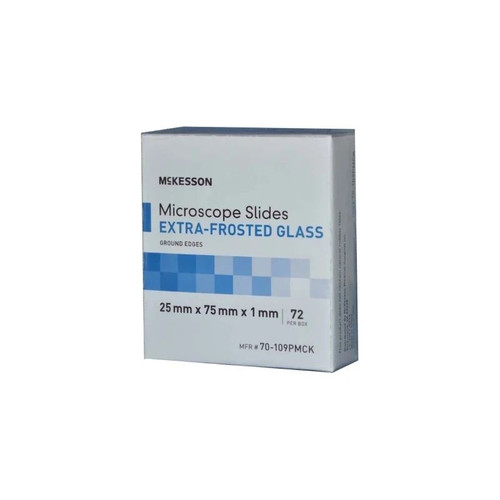 Mckesson - 70-109Pmck - Microscope Slide 25 X 75 1 Mm Extra - Frosted End