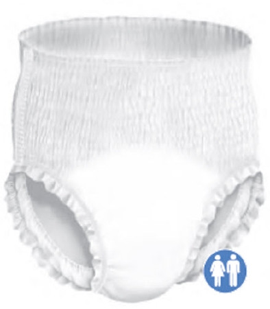 Griffin Care - 4804p - Unisex Adult Absorbent Underwear Pull On With Tear Away Seams Medium Disposable Heavy Absorbency