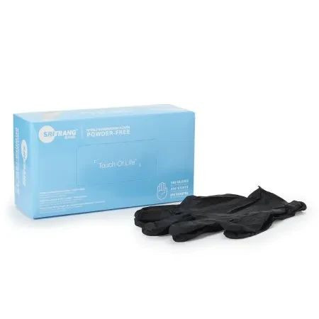 Mckesson - Touch Of Life - 7027156 - Glove, Exam Ntrl Xlg N/S Blk 3.5G