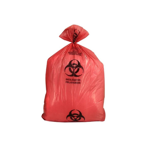 Medegen Medical - 117Mbx - Products Biohazard Waste Bag 30 Gal Red Polyethylene 1/2 X 41 Inch