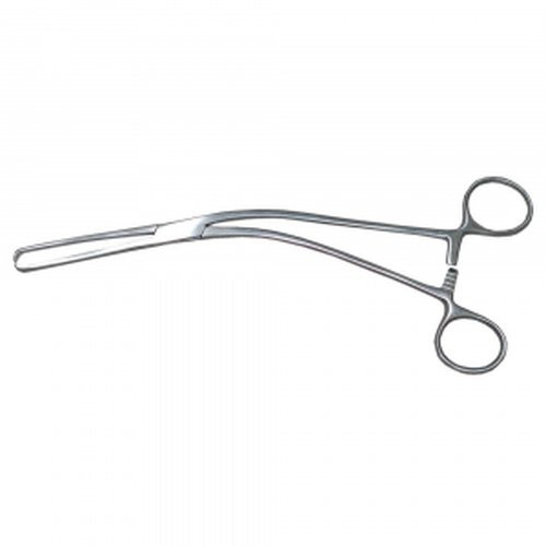 Medgyn - 031010 - Tenaculum 9 Inch, 5 X 6 Teeth, Curved, Bierer Angled