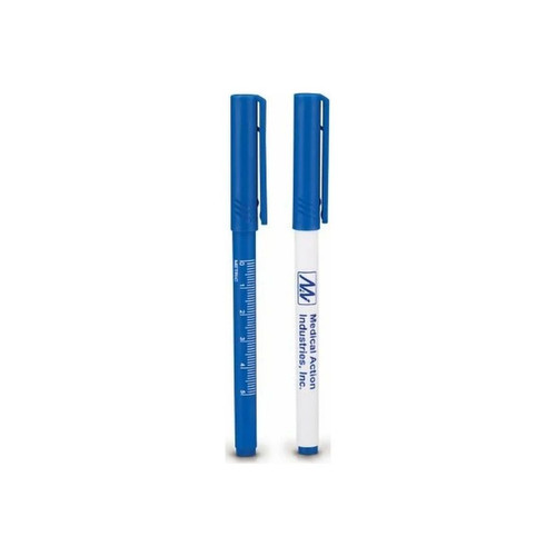 Medical Action Industries - 130 - Surgical Skin Marker Gentian Violet Standard Tip Coated Ruler Sterile