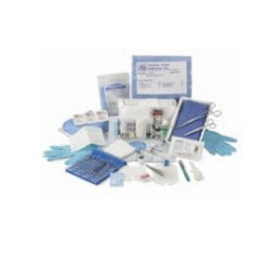 Medical Action Industries - Gent-L-Kare - 2683 - Laceration Tray, Satin Finish Instruments & Cloth Towel/ Drape