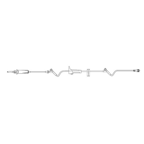 Medline - Bmgv1447 - Industries Additiv Primary Administration Set With Check Valve, Drip Rate, 17 Ml Priming Volume, 115"