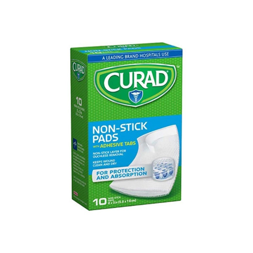 Medline - Curad - 08019629999 - Pad, Non - Stick Adh 2"X3"