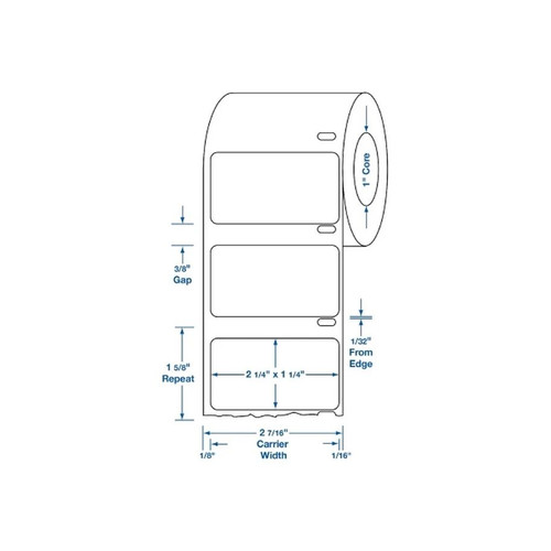 Medline - Dtl1511 - Blank Label Tape Printer White Paper