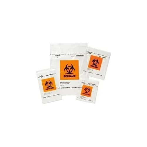 Medline - Dynd30261H - Zip - Style Biohazard Specimen Bags
