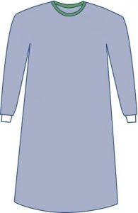 Medline - Eclypse - Dynjp2005 - Eclipse Non - Reinforced Surgical Gown With Towel Small Blue Sterile Aami Level 2 Disposable