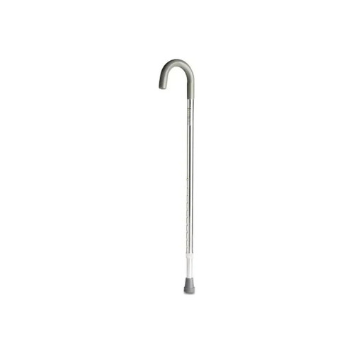 Medline - G05370 - Industries Guardian Adult Aluminum Adjustable Cane With Locking Silencer, Bright Chrome Finish, 31" - 40" Adjustment, Vinyl Standard Handle