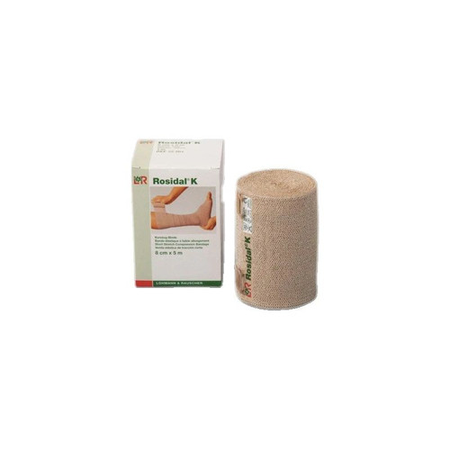 Lohmann & Rauscher - Rosidal - 90684 - Compression Bandage K 1 - 3/5 Inch X 5 - 1/2 Yard No Closure Tan Nonsterile High