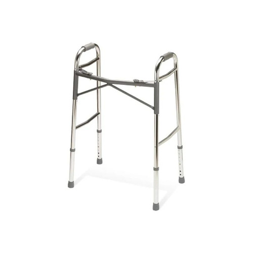Medline - Guardian - G07767 - Adult Heavy - Duty Two - Button Folding Walkers,Standard