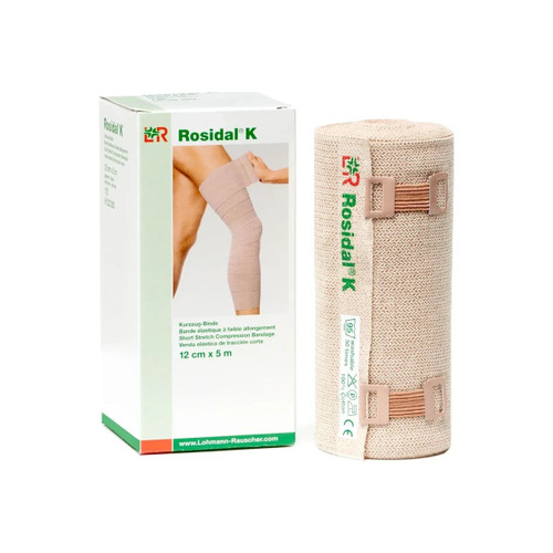 Lohmann Rauscher - Rosidal - 90689 - Compression Bandage K 4 Inch X 11 Yard No Closure Tan Nonsterile High 