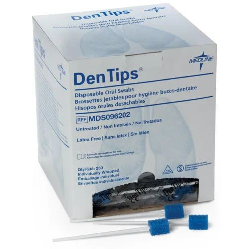Medline - Mds096208 - Dentips Oral Swabsticks