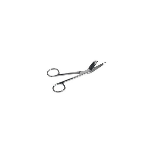 Medline - Mds10478 - Bandage Scissors Lister 5 - 1/2 Inch Length Floor Grade Stainless Steel Finger Ring Handle Angled Blunt Tip /
