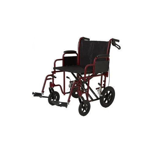 Medline - Mds80822B - Bariatric Transport Chair,Hammertone,F: 8 R: 12