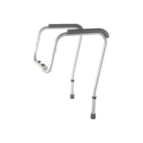Medline - Mds86100rf - Toilet Safety Rail, Foldable 250lbs Wt Cap