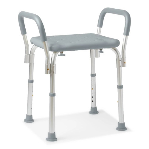 Medline - Mds89740rwah - Knockdown Bath Bench With Arms